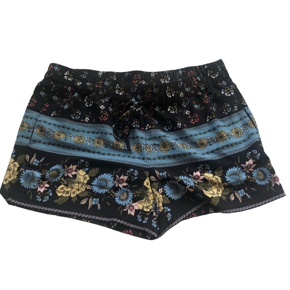 LOFT DRAWSTRING FLOWER SHORTS NWOT